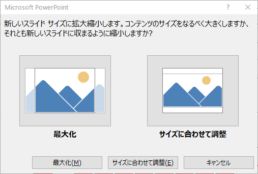 コンテンツの調整